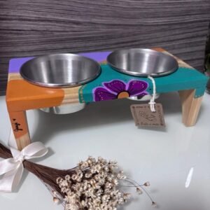 Comedouro Pet P Coleção Flores